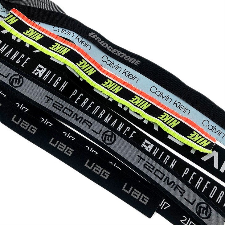 Jacquard logo elastic band